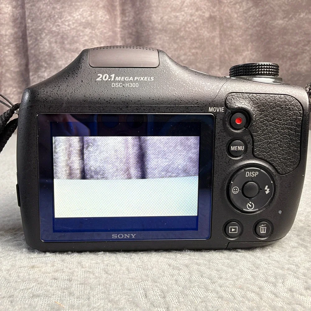 Sony Cyber-shot DSC-H300 20.1MP Digital Camera 35x Optical Zoom Black Bundle